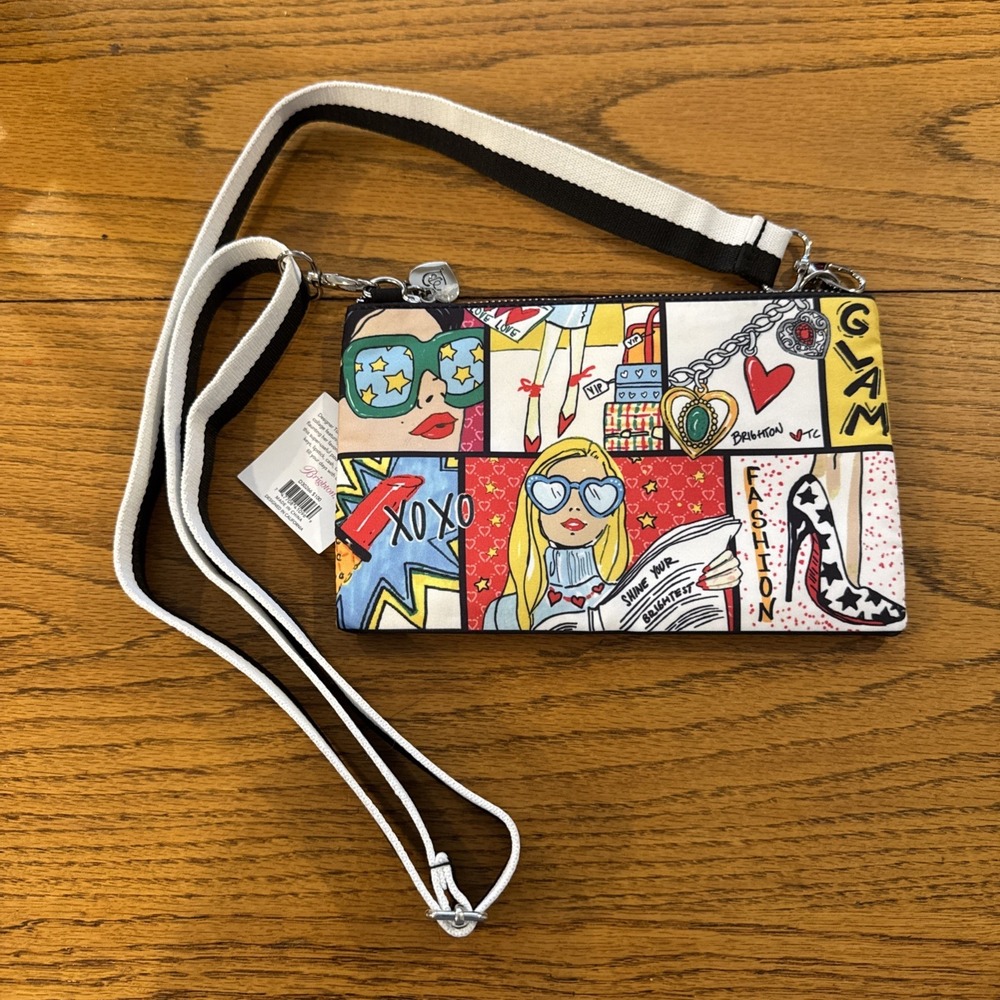 Brighton Glam Girl Crossbody Bag Pouch Purse excellent used